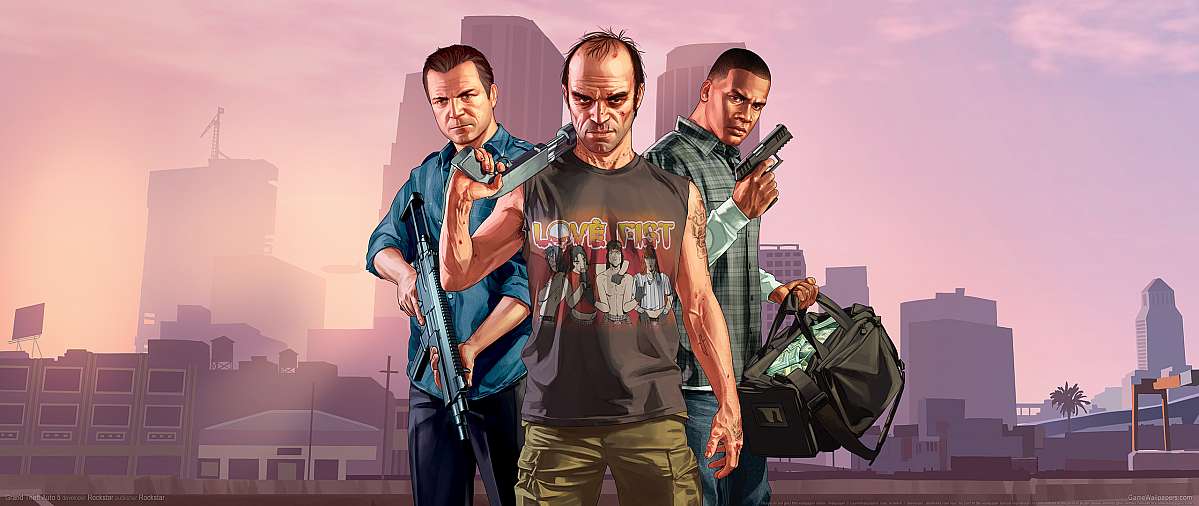 Grand Theft Auto 5 ultrawide fond d'cran 08