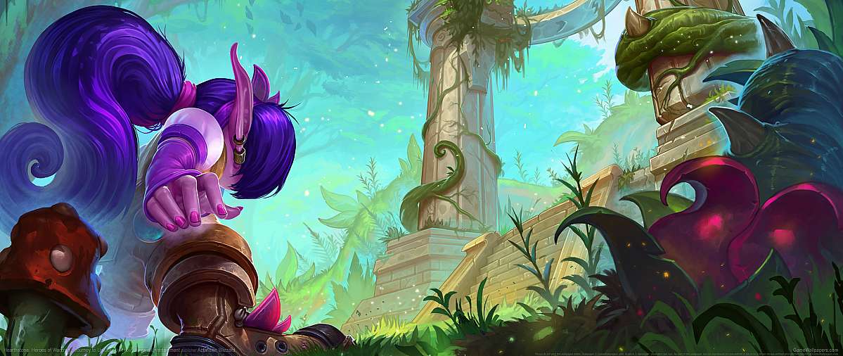 Hearthstone: Heroes of Warcraft - Journey to Un'Goro ultrawide fond d'cran 03