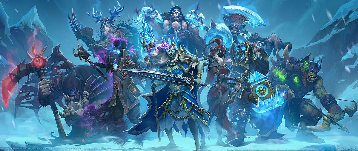 Hearthstone: Heroes of Warcraft - Knights of the Frozen Throne ultrawide fond d'cran 02
