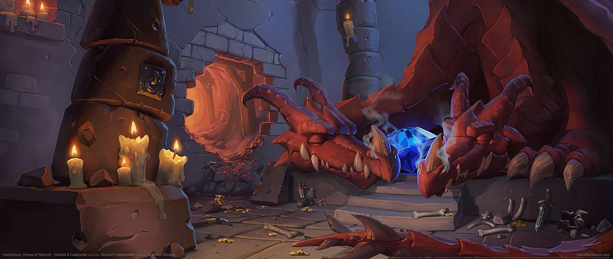Hearthstone: Heroes of Warcraft - Kobolds & Catacombs ultrawide fond d'cran 01