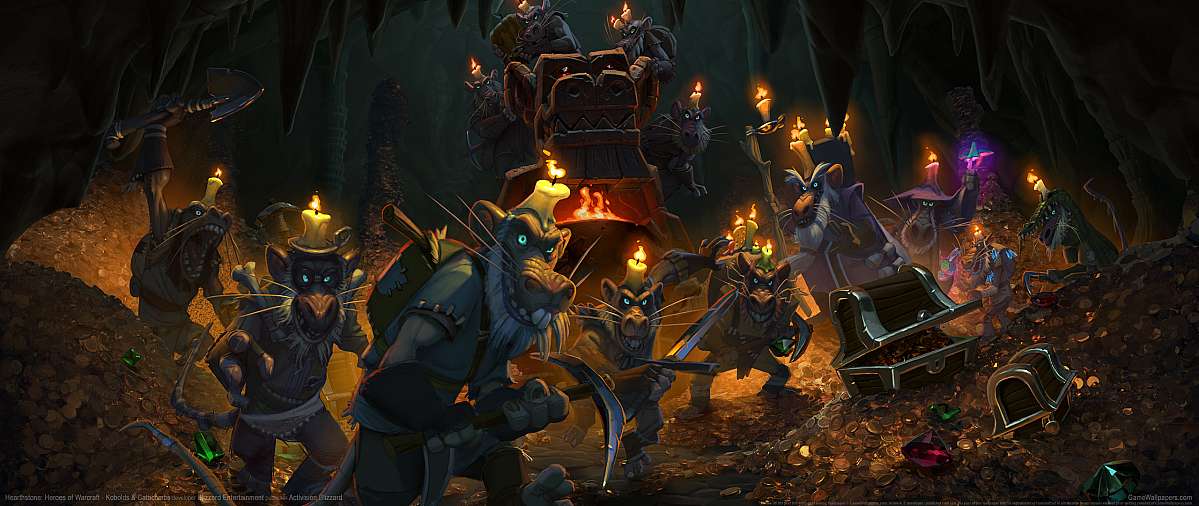 Hearthstone: Heroes of Warcraft - Kobolds & Catacombs ultrawide fond d'cran 02