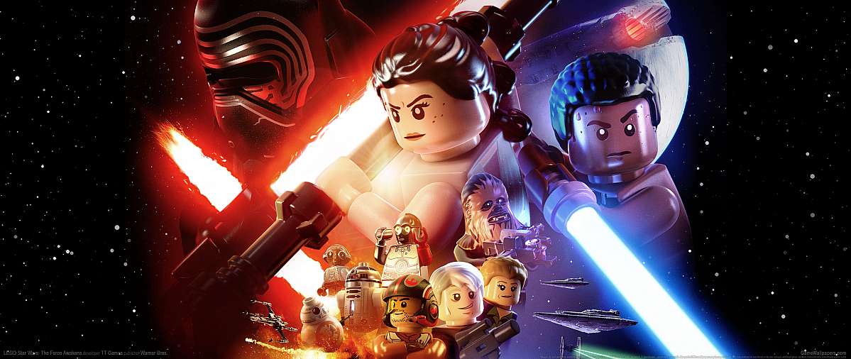 LEGO Star Wars: The Force Awakens ultrawide fond d'cran 01