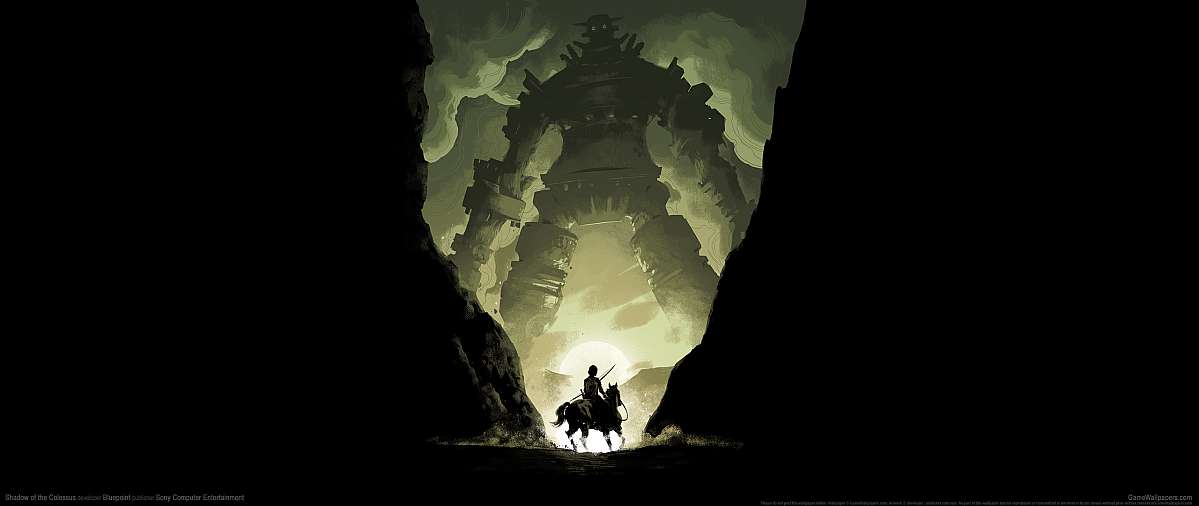Shadow of the Colossus ultrawide fond d'cran 02