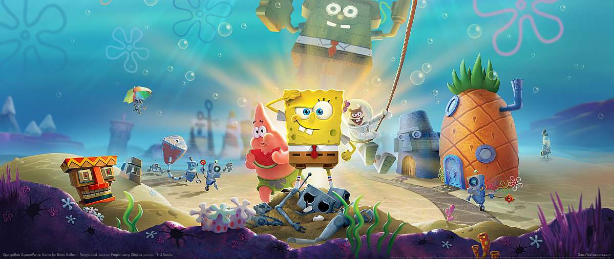 SpongeBob SquarePants: Battle for Bikini Bottom - Rehydrated ultrawide fond d'cran 01