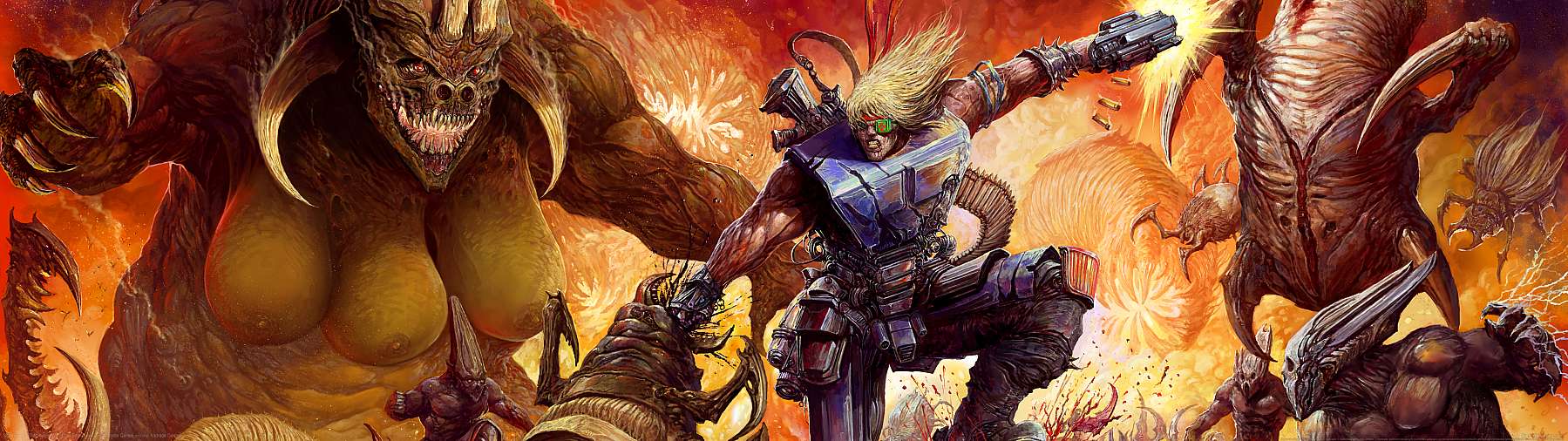 SturmFront - The Mutant War: Ubel Edition superwide fond d'cran 01