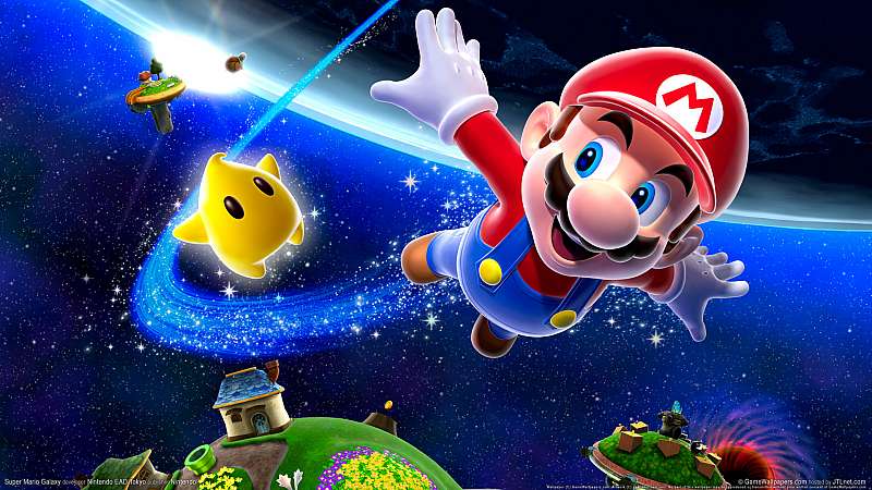 Super Mario Galaxy wallpaper or background