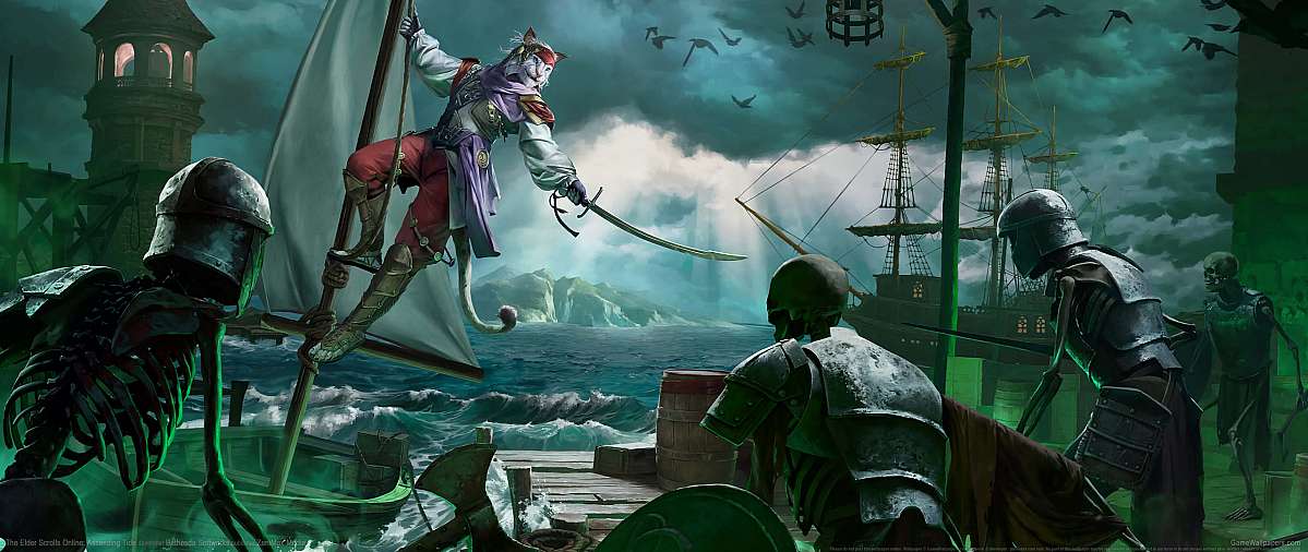 The Elder Scrolls Online: Ascending Tide ultrawide fond d'cran 01
