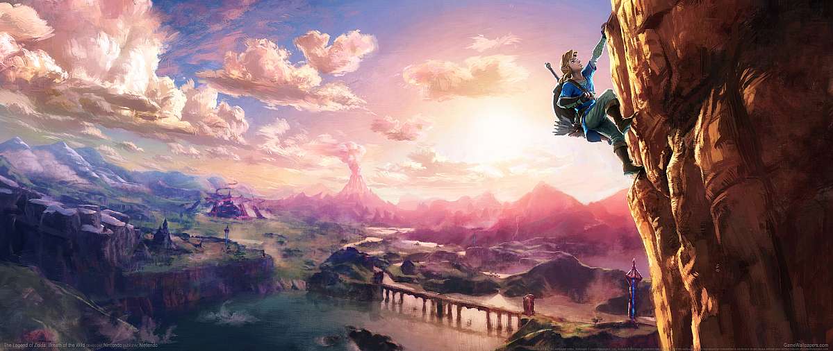 The Legend of Zelda: Breath of the Wild ultrawide fond d'cran 01
