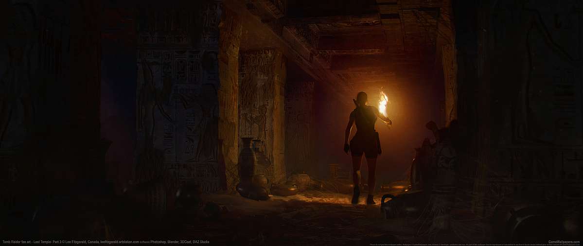Tomb Raider fan art ultrawide fond d'cran 11
