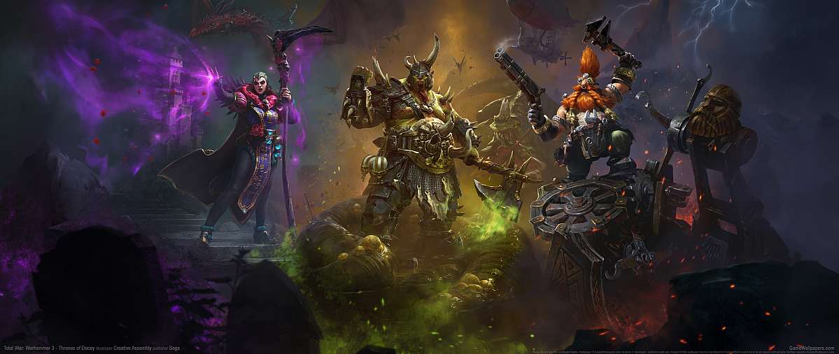 Total War: Warhammer 3 - Thrones of Decay ultrawide fond d'cran 01