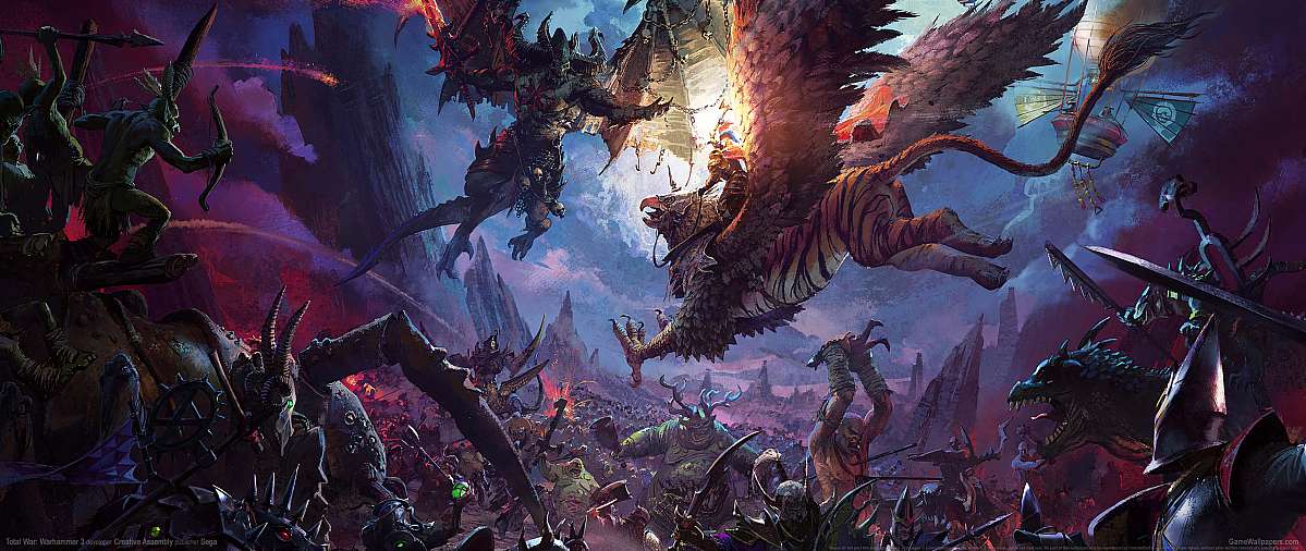 Total War: Warhammer 3 ultrawide fond d'cran 04