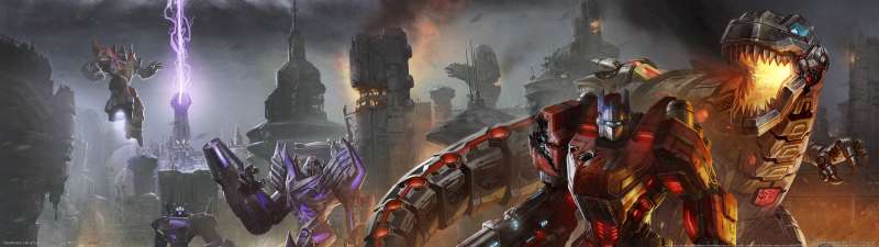 Transformers: Fall of Cybertron dual screen fond d'cran