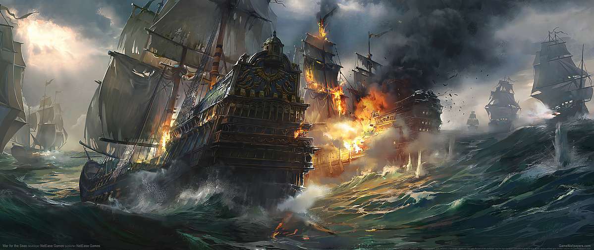 War of the Seas ultrawide fond d'cran 01