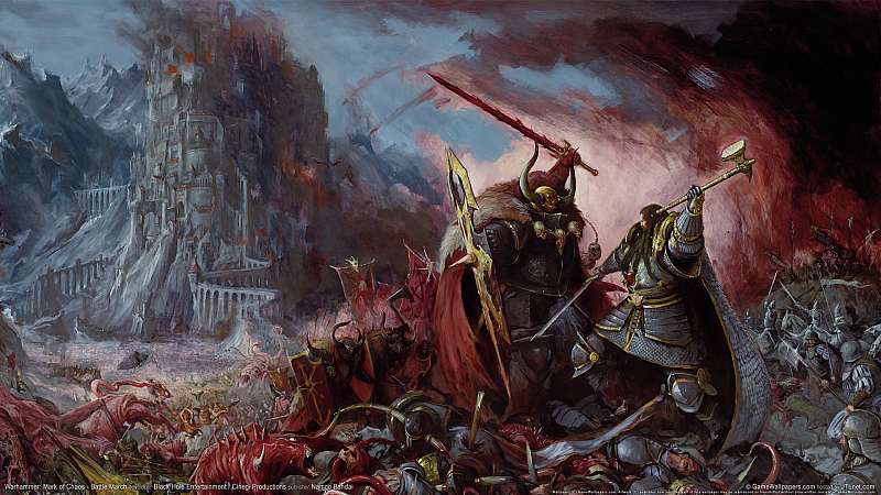 Warhammer: Mark of Chaos - Battle March fond d'cran