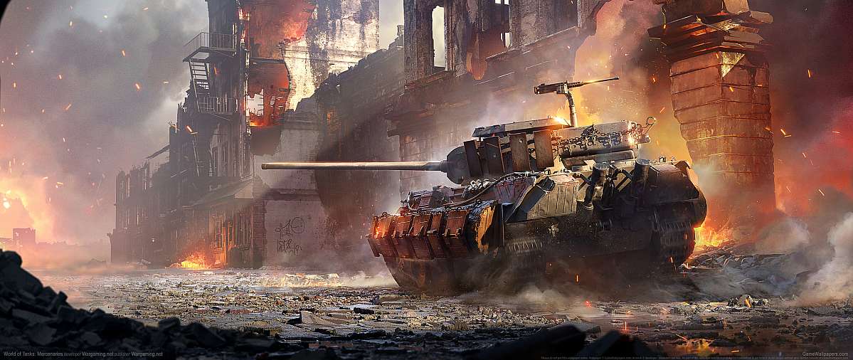 World of Tanks: Mercenaries ultrawide fond d'cran 01