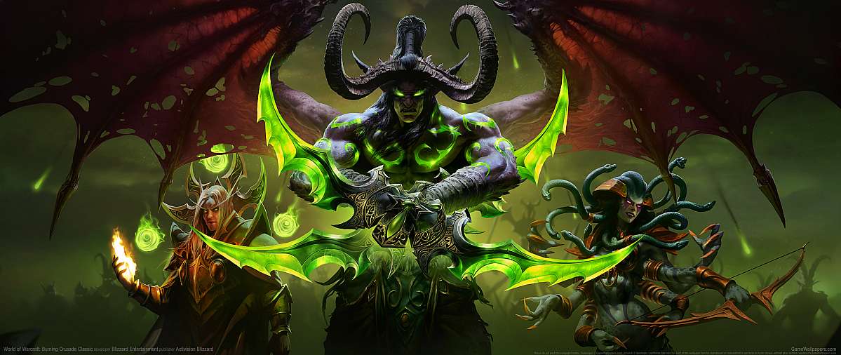 World of Warcraft: Burning Crusade Classic ultrawide fond d'cran 01
