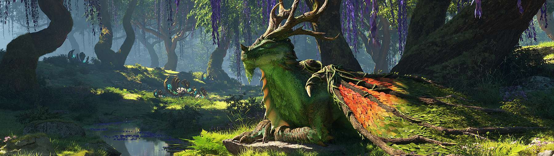 World of Warcraft: Dragonflight superwide fond d'cran 03