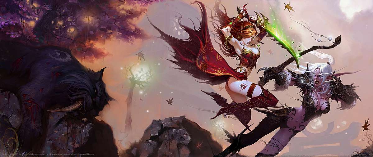 World of Warcraft: The Burning Crusade ultrawide fond d'cran 12