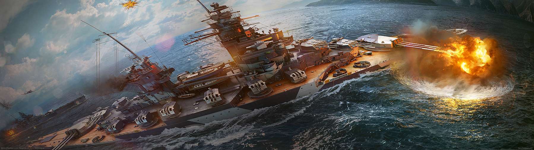 World of Warships superwide fond d'cran 27